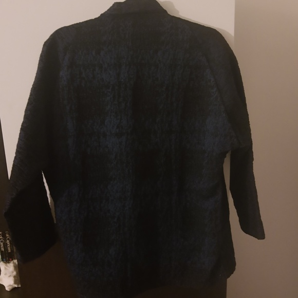 NWOT Zara Black-Navy Blazer size M - Picture 2 of 3